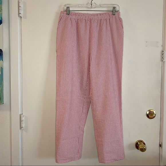 Pink & White pinstripe 2pc. Set - Unisex - Picture 4 of 6